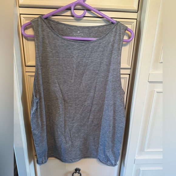 Athleta gray sleeveless top size medium - Picture 1 of 5
